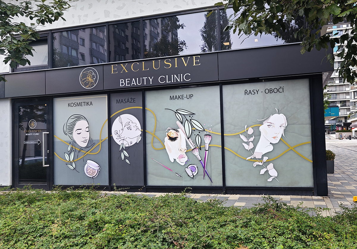 Tisk fólií Exclusive Beauty Clinic